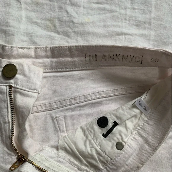 Blank NYC white denim shorts BOGO $5 - Picture 3 of 3